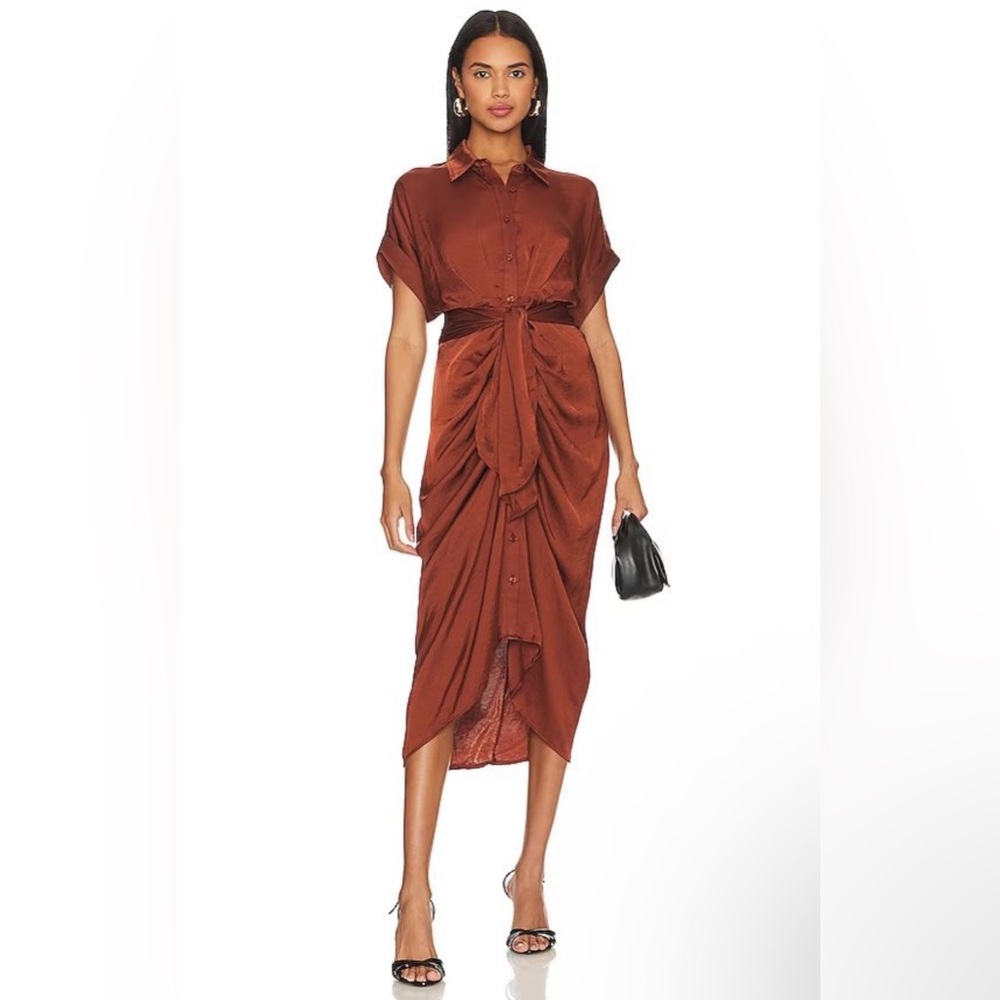 Steve Madden Rust Midi Dress